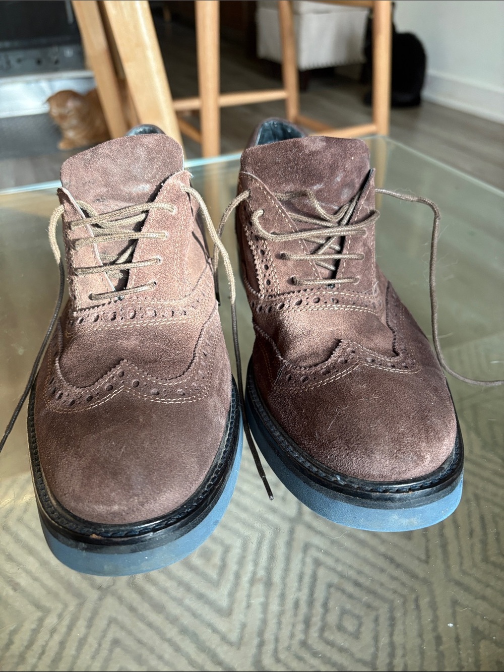 Men’s Bugatchi made in Italy suede shoe